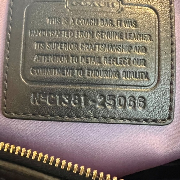 COACH Black Leather Shoulder Tote Style Number 25066 - 2013 - Picture 11 of 14